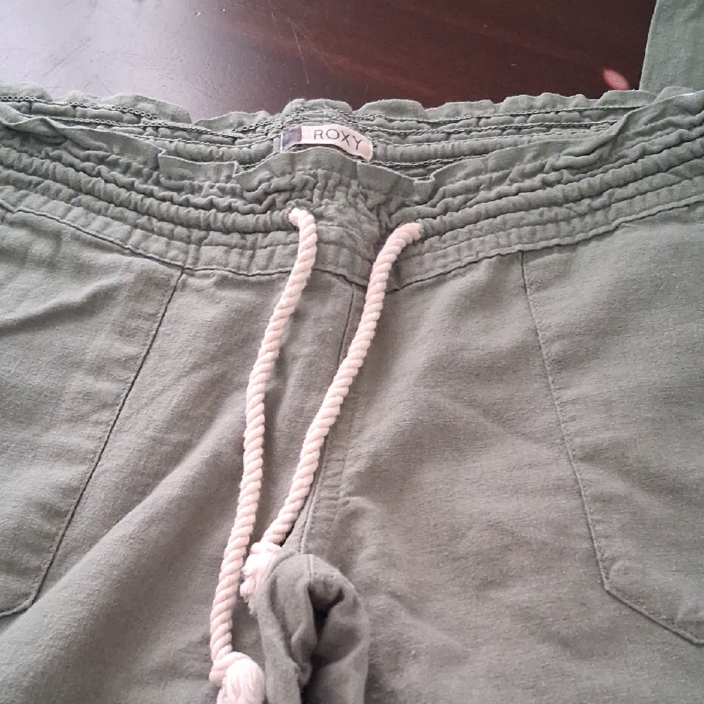 Green Roxy Pants